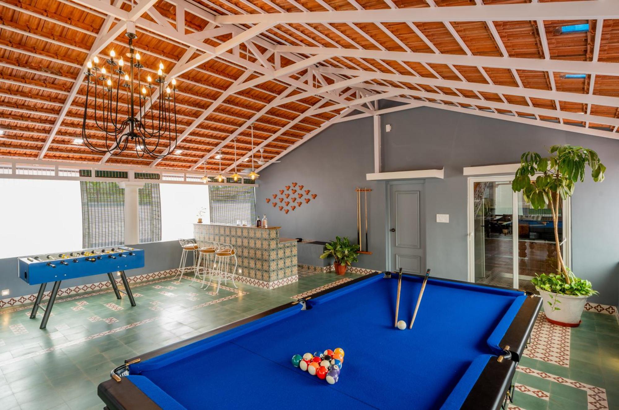 Elivaas 5 Bhk With Pvt Pool, Entertainment Room & Glass House - Bludoor Marmagao Kültér fotó